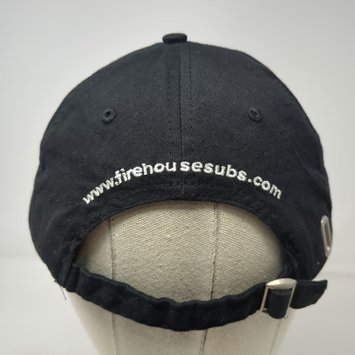 Horizon Firehouse Subs Baseball Cap Black One Size Founded By Firemen Logo Hat