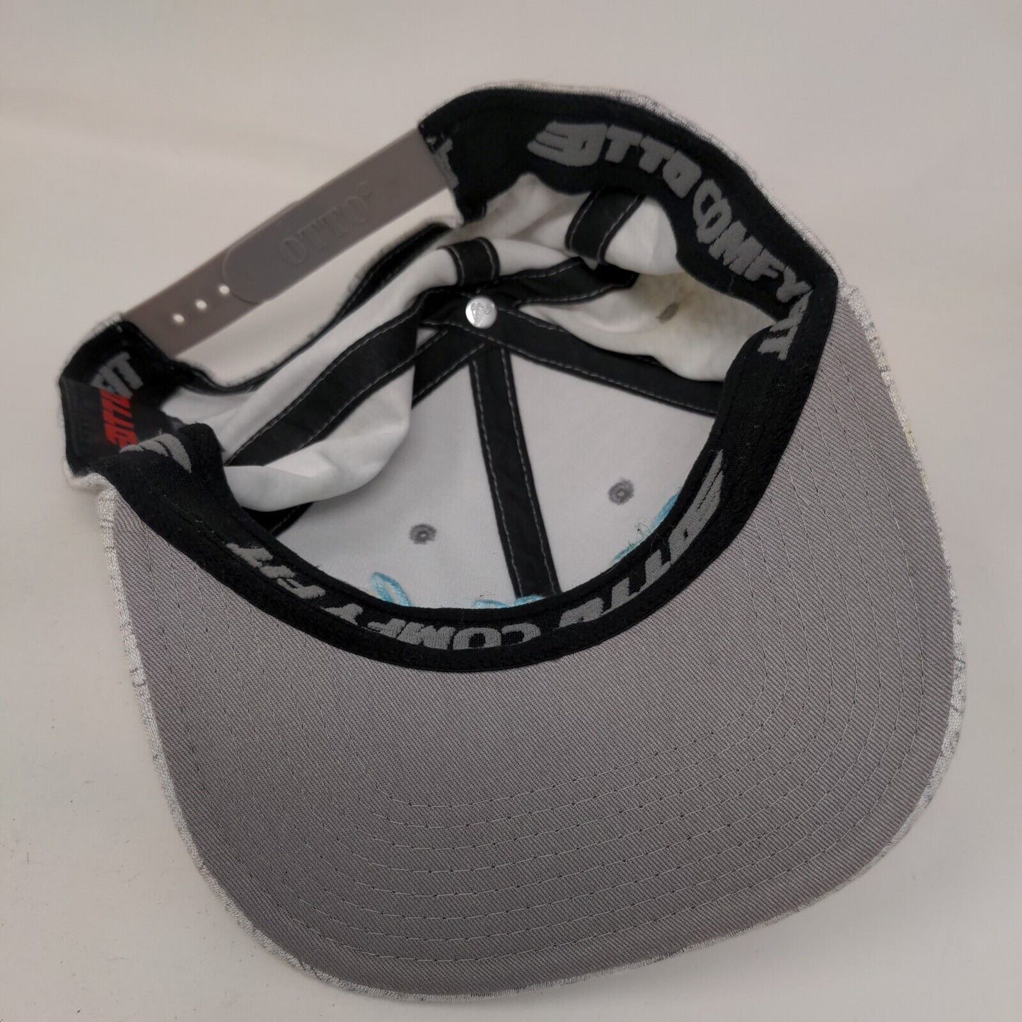 Chillula Snapback Hat Gray OSFM Adjustable Embroidered 6 Panel Comfy Otto