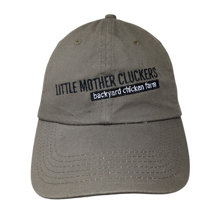 Little Mother Cluckers Backyard Chicken Farm Slideback Hat Brown OS Adjustable