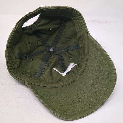Puma Baseball Cap Green One Size Embroidered Logo Strapback Athletic Sports Hat