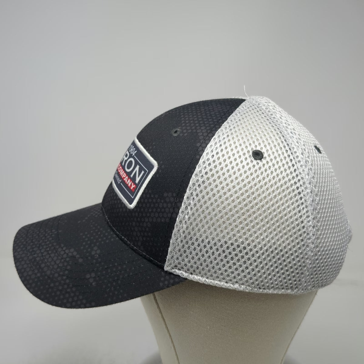 Cap America Hebron Brick Company Trucker Hat Gray One Size Mesh Snapback Camo