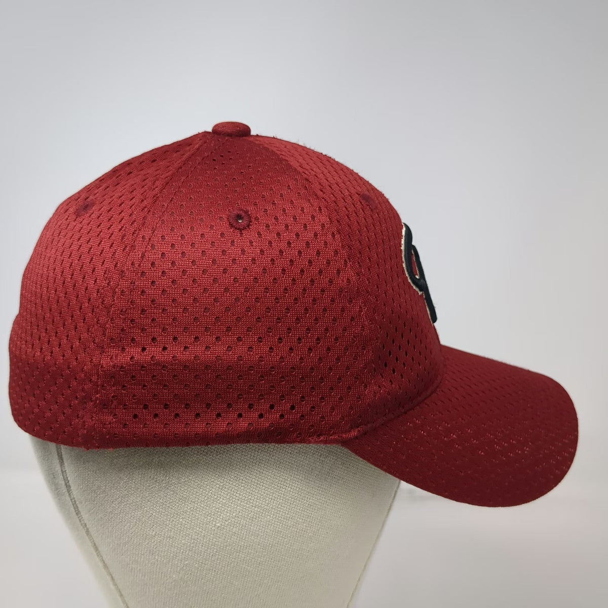 Arizona Diamondbacks MLB OC Sports Baseball Cap Red M Mesh Fitted Snake Logo Hat