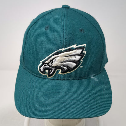 Annco Philadelphia Eagles NFL Snapback Green White NFC Side Patch Hat Vintage