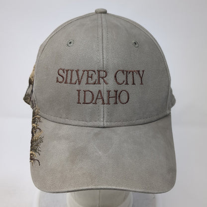 Silver City Idaho Baseball Cap Brown One Size Adjustable Embroidered Dri-Duck