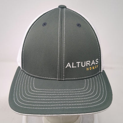 Pacific Headwear Baseball Cap Gray Alturas Homes XL Mesh Back Flexfit Pro Hat