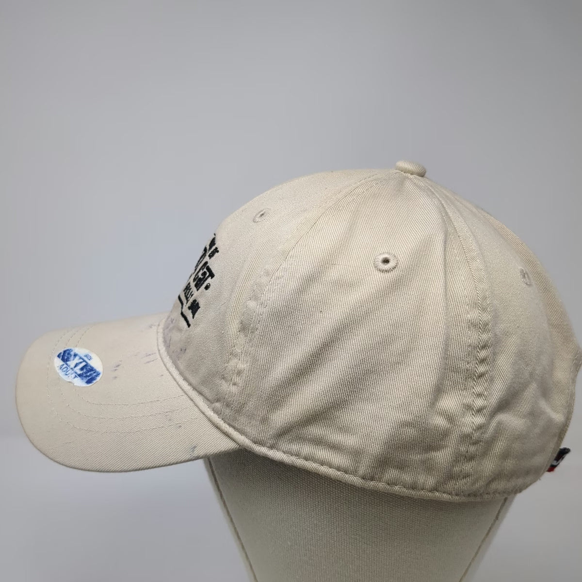 J. America Arctic Cat Thief River Falls Beige Baseball Cap One Size Hat Cotton