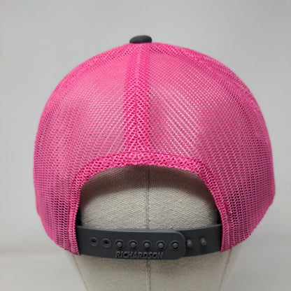 Burks Tractor Snapback Trucker Hat Multi One Size Mesh Back Richardson