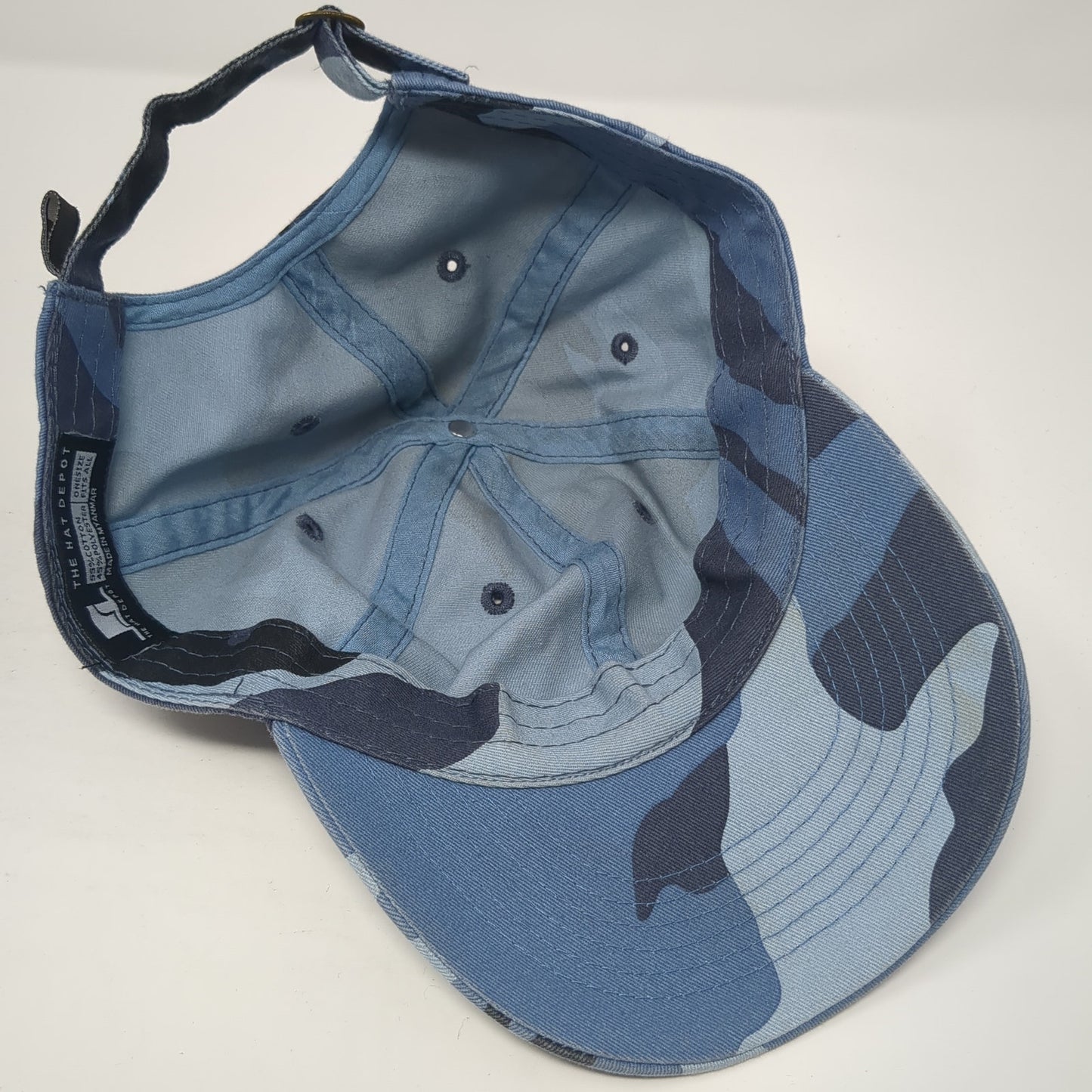 The Hat Depot Slideback Baseball Cap Multicolor One Size Adjustable Camouflage