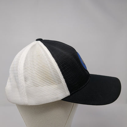 The Classics Yupoong Snapback Trucker Hat Black One Size Patch Mesh Back
