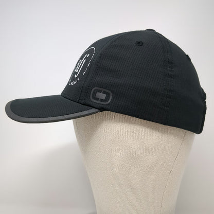 OGIO Baseball Cap Black One Size Performance Polyester Strapback Realty Logo Hat