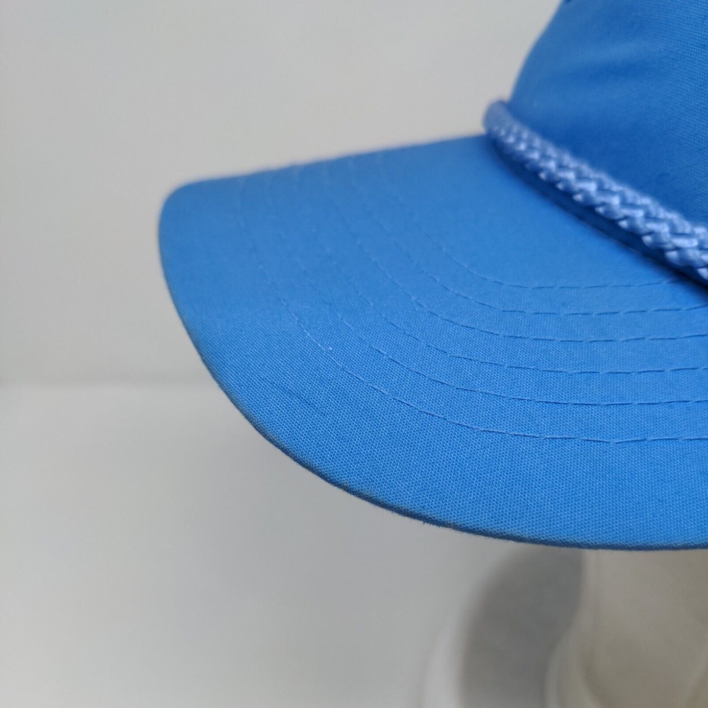 Stockmen's Elco Nv Slideback Hat Blue OSFA Adjustable Embroidered Rope Otto