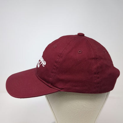 Cotton On Red Baseball Cap One Size Self Love Leisure Club Embroidered Hat