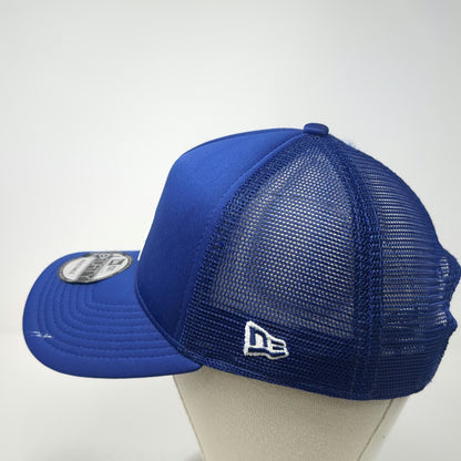 New Era Los Angeles Dodgers MLB Trucker Hat Blue One Size Side Patch Snapback