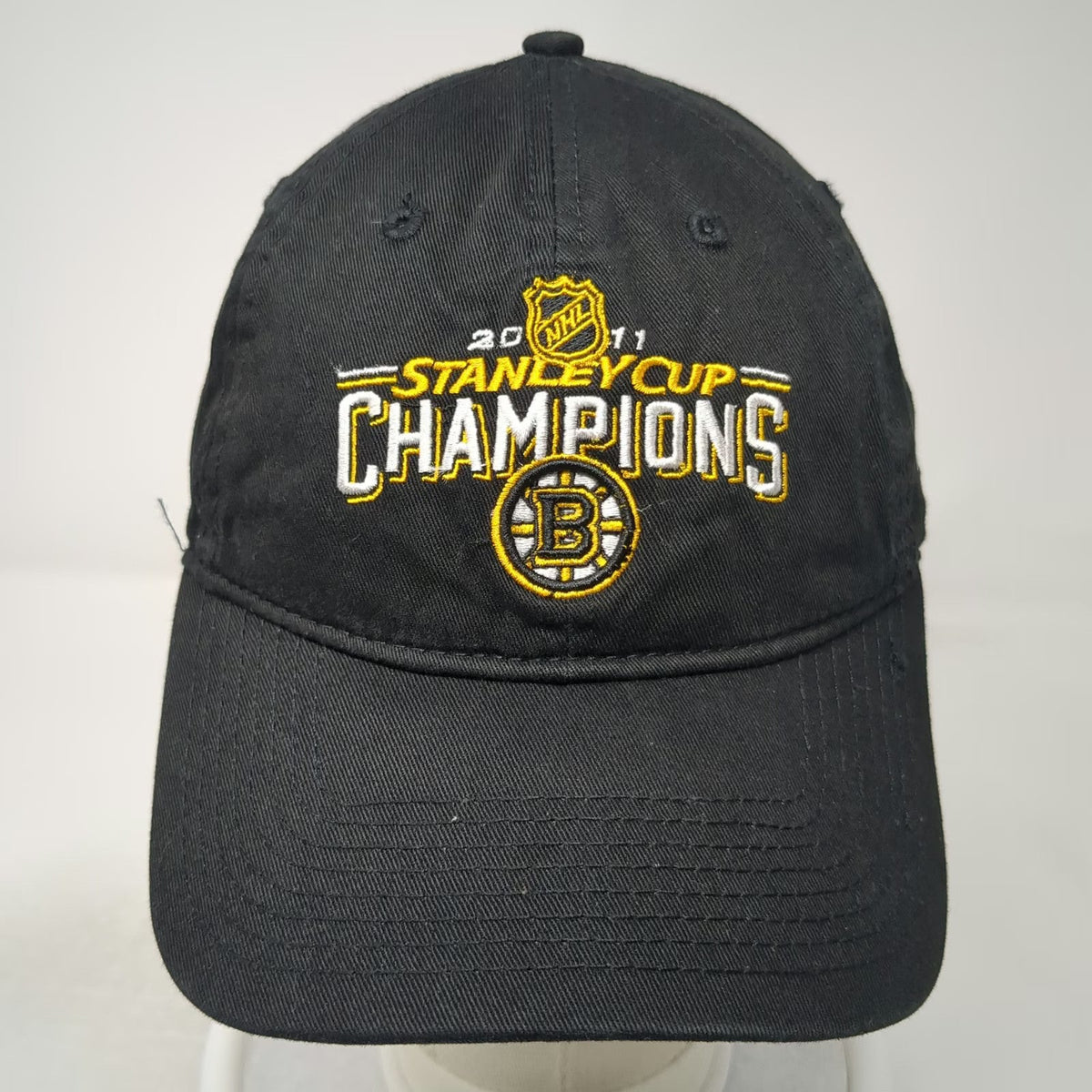 Boston Bruins NHL New Era Baseball Cap Hat Black One Size Stanley Cup Champions
