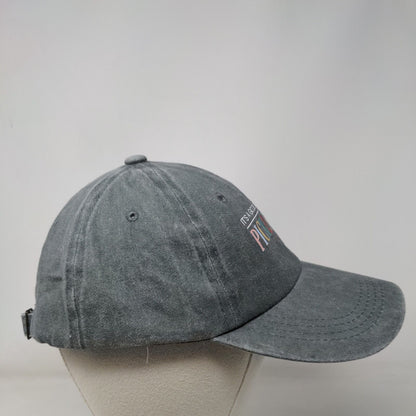 It's A Good Day To Play Pickleball Slideback Hat Gray One Size Adjustable Cotton