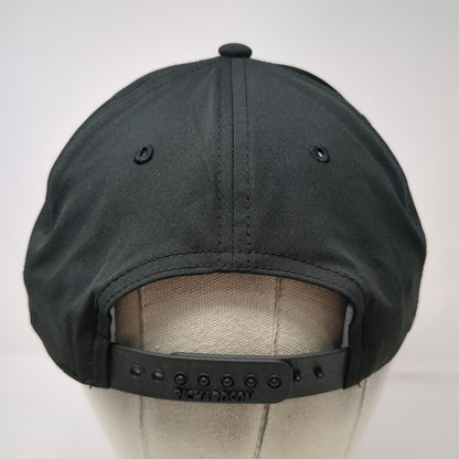 Richardson 5 Panel Hat Black One Size Boot Check Sports Ranch Rope Snapback