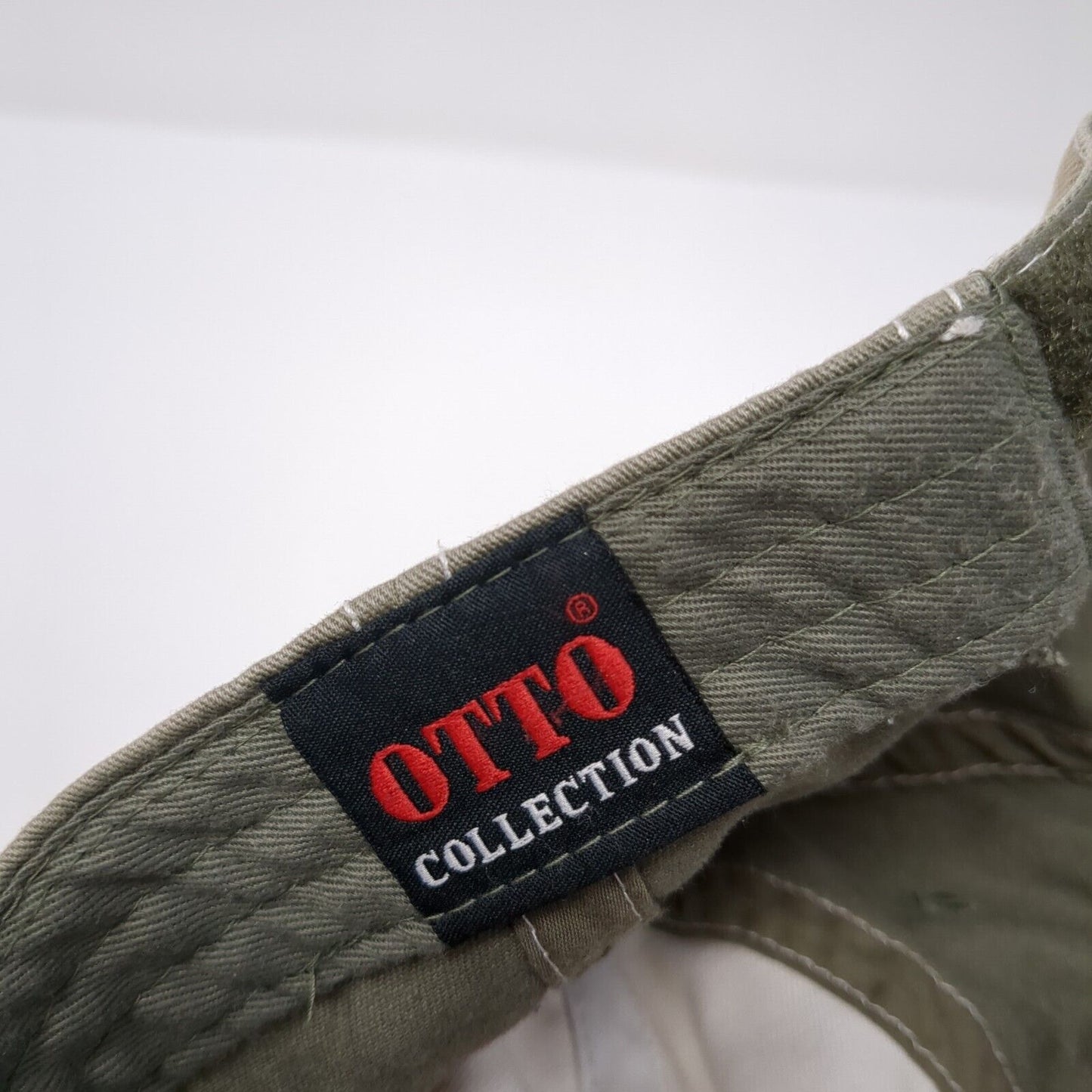 Hawaiian Islands Strapback Hat Tan OSFM Adjustable Embroidered Distressed Otto