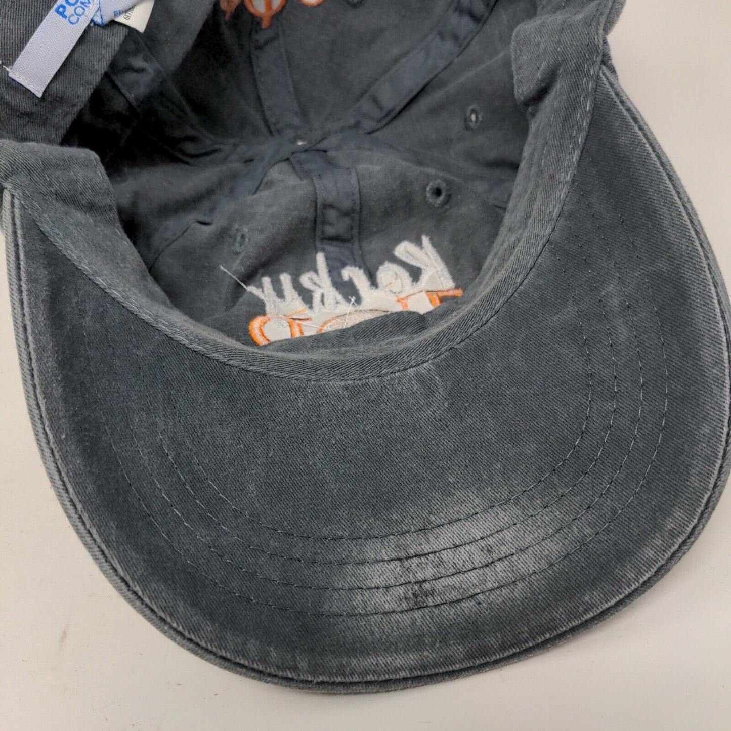 Rocky Top PBG Slideback Hat Gray One Size Adjustable Embroidered Port & Company