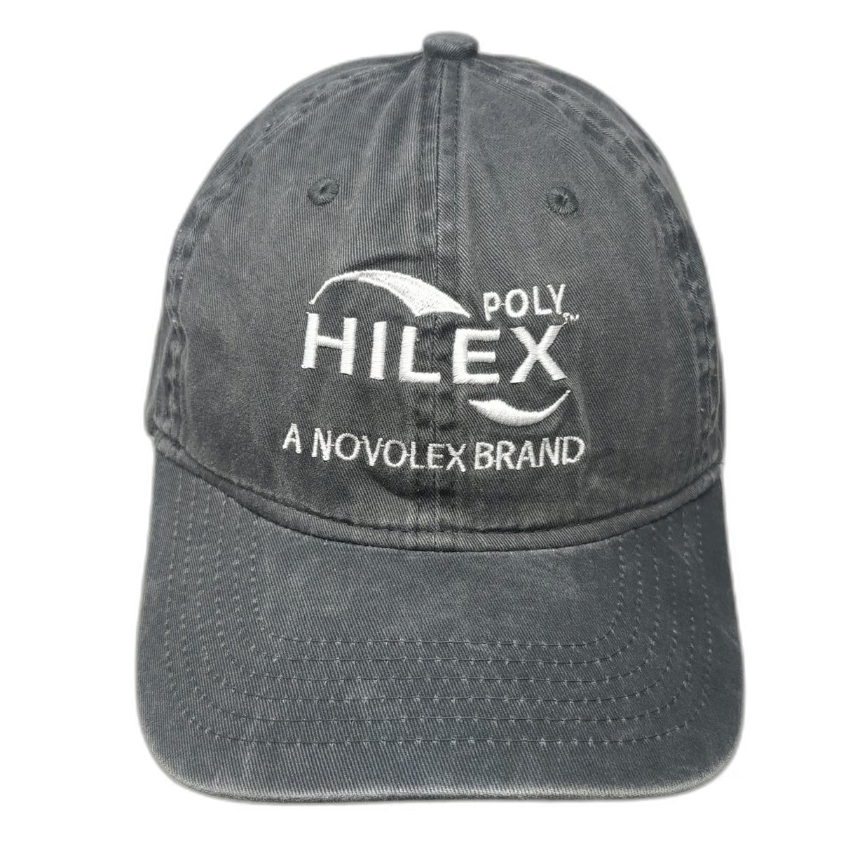 Port Authority Baseball Cap Gray One Size Hilex Poly Novolex Embroidered Hat