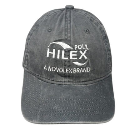 Port Authority Baseball Cap Gray One Size Hilex Poly Novolex Embroidered Hat