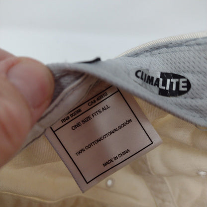 Adidas Climalite Slideback Hat White OSFA Adjustable Embroidered 6 Panel Cotton