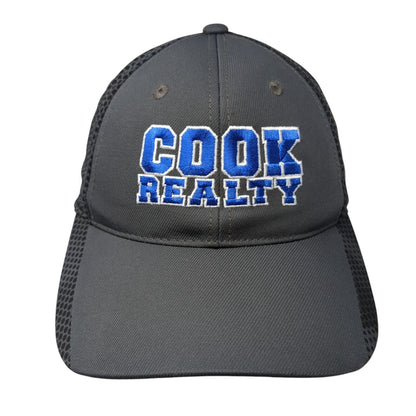 Cook Realty Strapback Hat Gray One Size Adjustable 6 Panel Sport-Tek