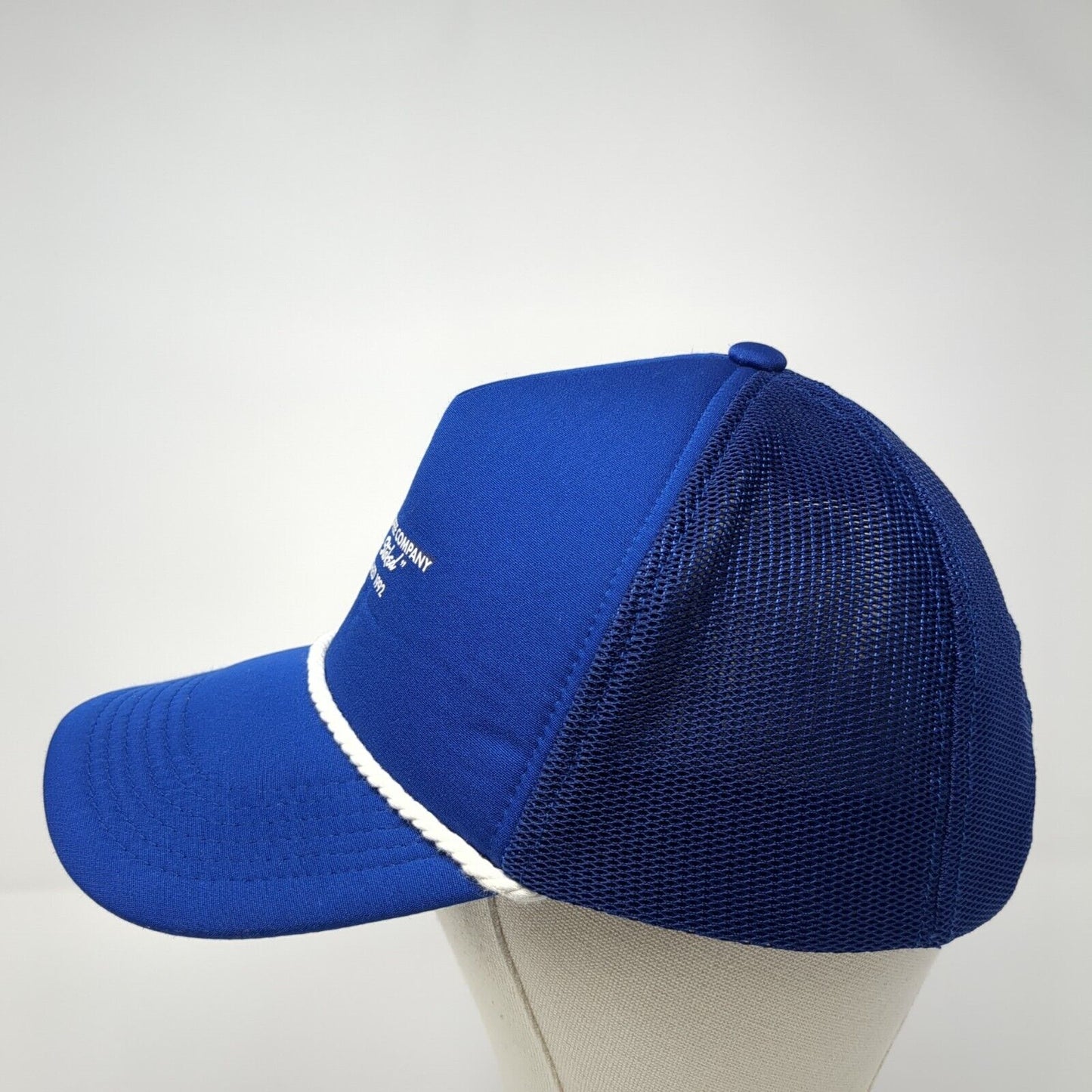 Dutch Bros Coffee Co Always Stoked Est 1992 Snapback Trucker Hat Blue OS Rope