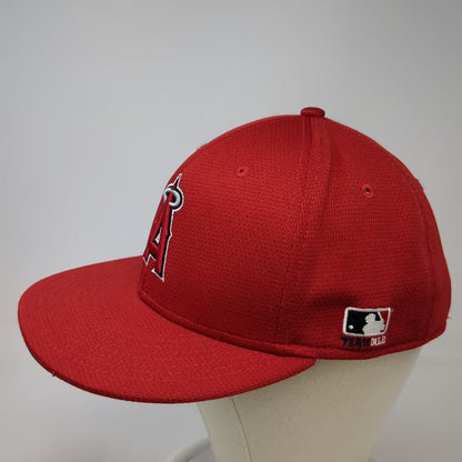 Los Angeles Angels MLB OC Sports Red One Size Baseball Cap Hat Curved Strapback