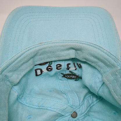 Alvin's Island Destin Florida Sea Turtle Blue Baseball Cap OSFM Strapback Hat