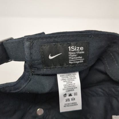 Rocky Slideback Hat Black One Size Adjustable Embroidered Heritage86 Nike