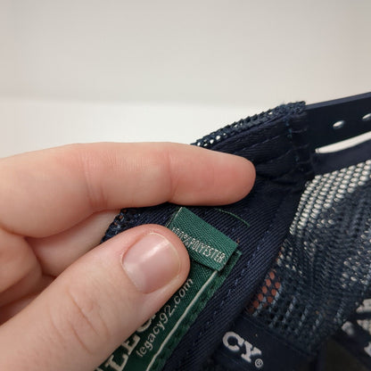 Young Life Washington Family Ranch Snapback Trucker Hat Blue OS Mesh Rope Legacy