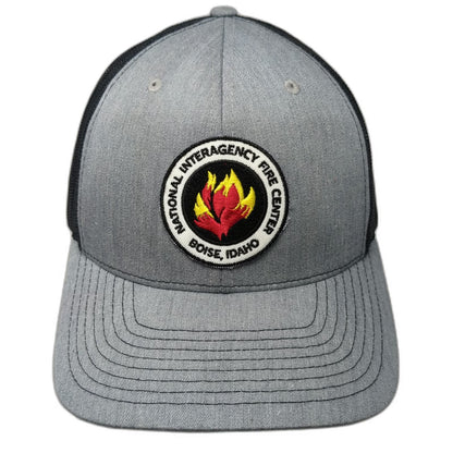 Richardson Trucker Hat Gray One Size Snapback Boise Idaho Fire Center Patch