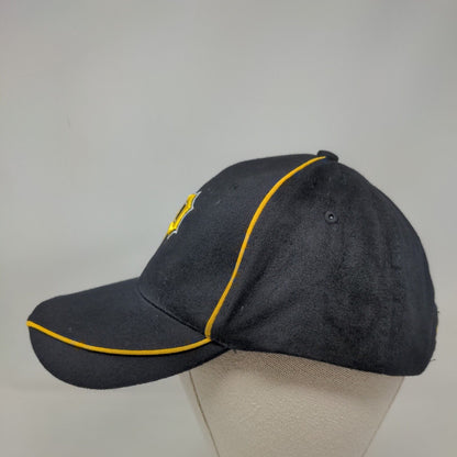 Pittsburgh Pirates Strapback Hat Black Gold Embroidered Logo Allegheny Hospital