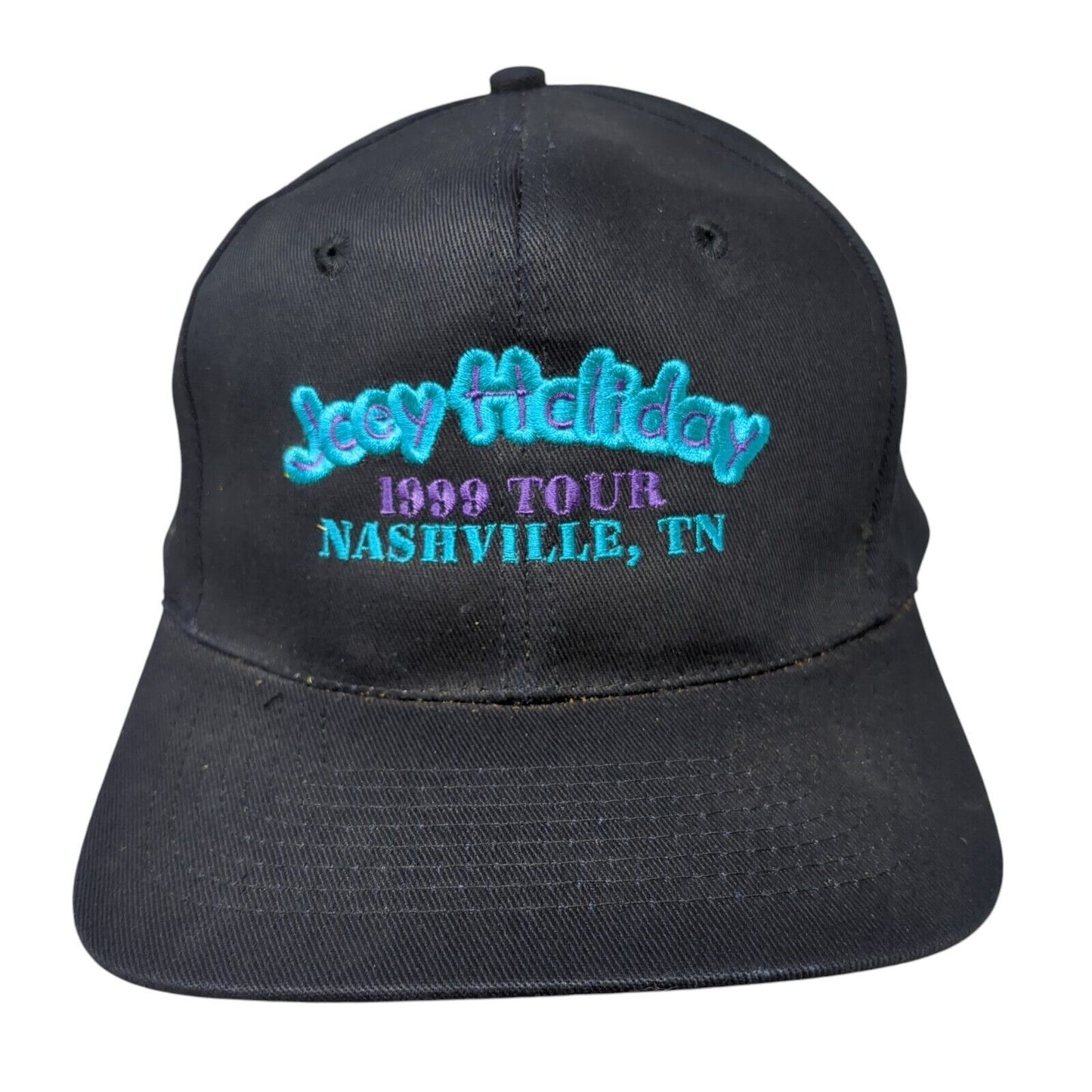 Joey Holiday 1999 Tour Nashville TN Black One Size Adjustable Embroidered KC