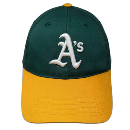 Outdoor Cap Baseball Cap Green Yellow One Size Oakland Athletics MLB Logo Hat