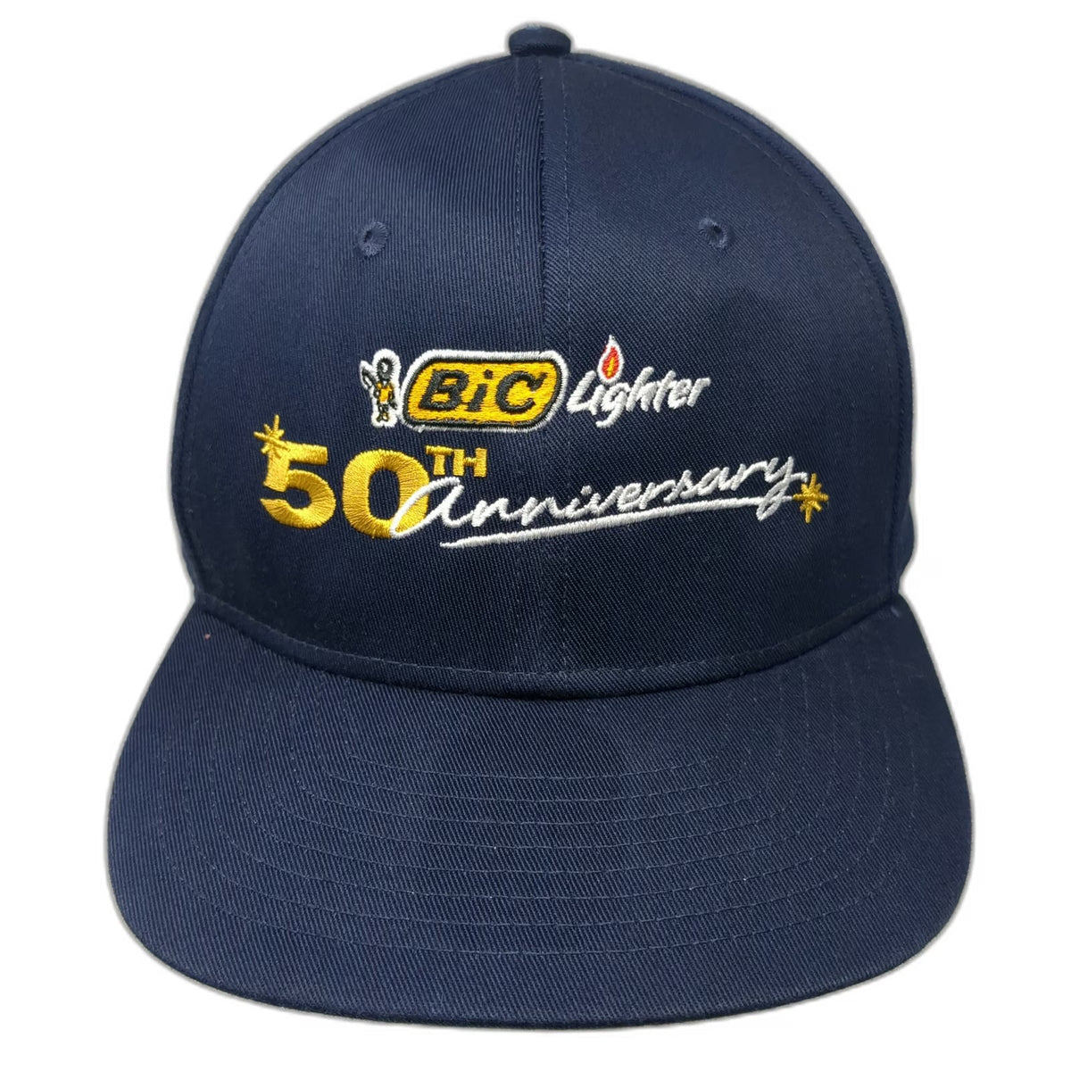 Cap America Snapback Blue One Size BIC Lighter 50th Anniversary 6 Panel Hat