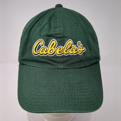 Cabela's Slideback Hat Green OSFA Adjustable World's Foremost Outfitters