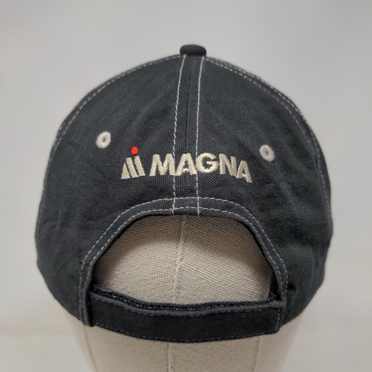 Drive Magna Strapback Hat Black OSFA Embroidered Port Authority