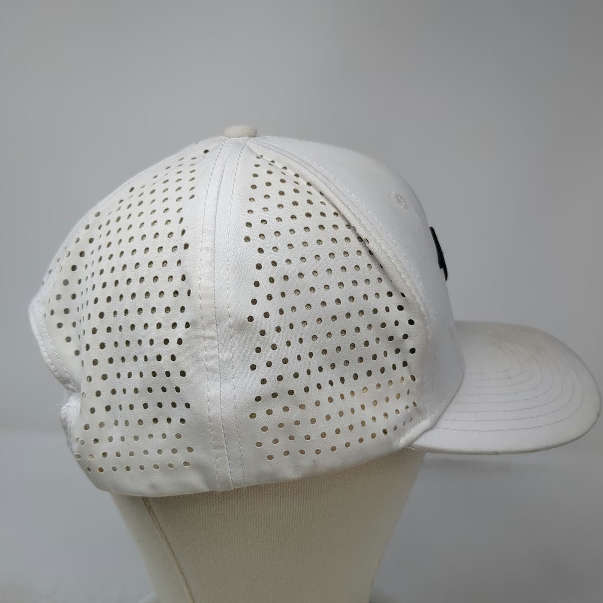 Bad Birdie Trucker Hat White One Size Perforated Performance Golf Snapback Bird