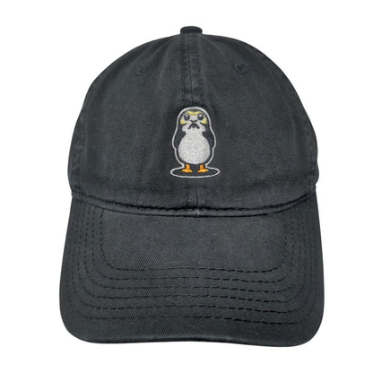 Star Wars Porg Slideback Hat Black One Size Adjustable Embroidered