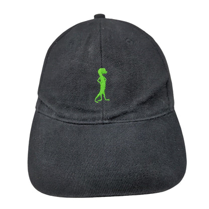 Geico Strapback Hat Black One Size Embroidered Adjustable Vent Holes