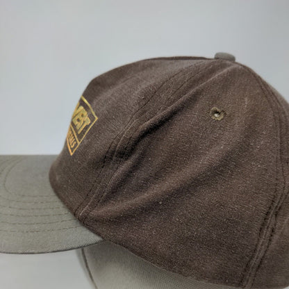 BMC West Building Materials Snapback Hat Brown OSFA Adjustable