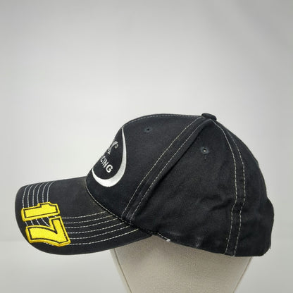 Checkered Flag Black Trex Baseball Cap Hat Matt Kenseth Racing 17 Signature