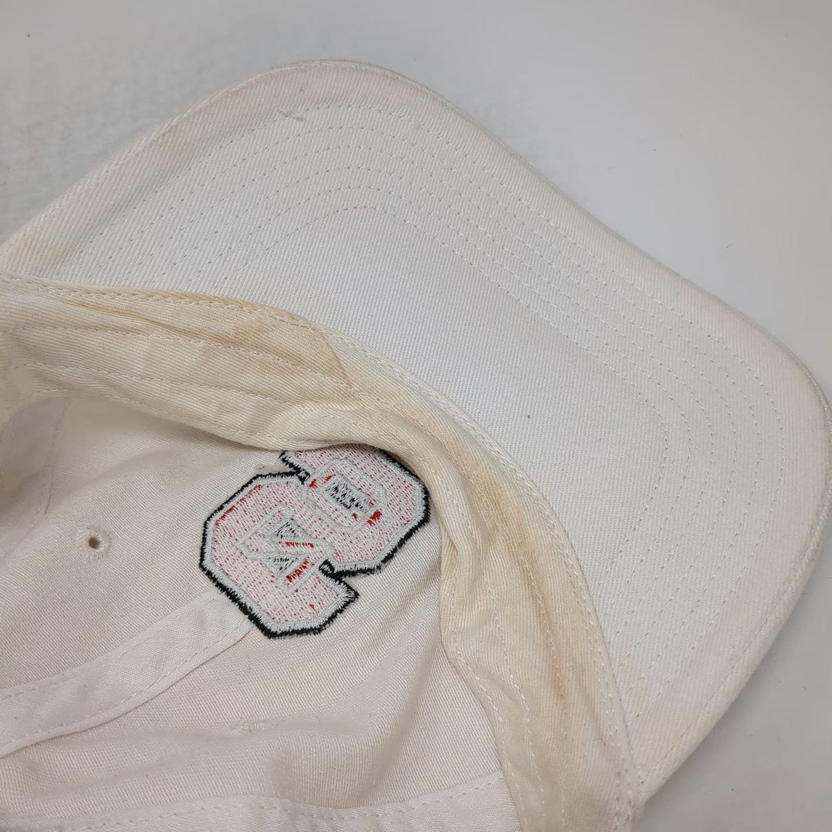 Richardson Baseball Cap White One Size NC State Atlantic Tire Service Cotton Hat