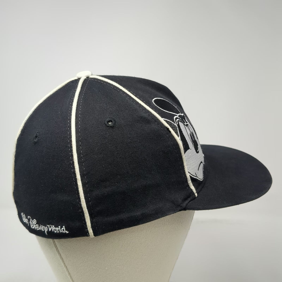 Disney Parks Baseball Cap Black One Size Mickey Mouse Walt Disney World Hat