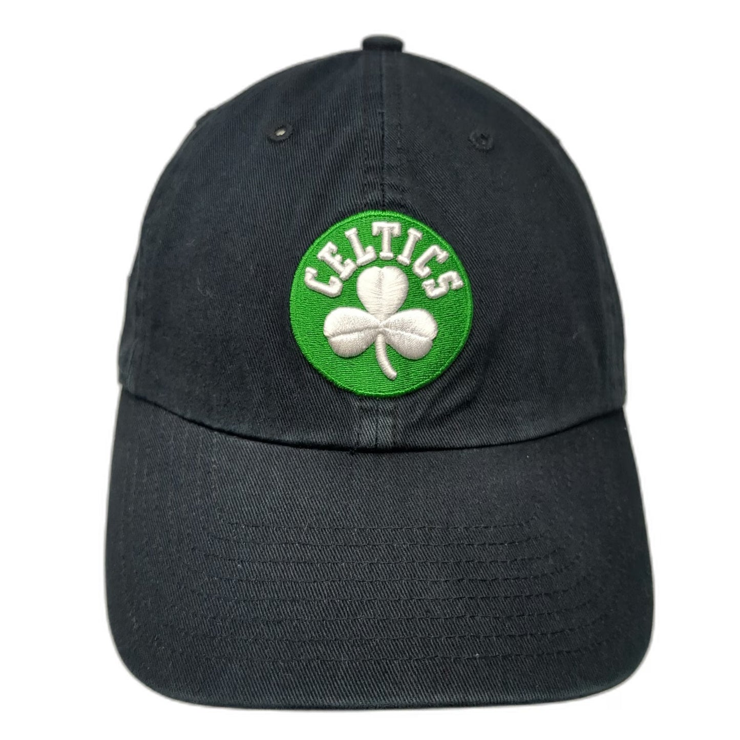 Boston Celtics NBA 47 Brand Cap Hat Black One Size Shamrock Clover Slideback