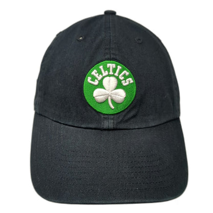 Boston Celtics NBA 47 Brand Cap Hat Black One Size Shamrock Clover Slideback