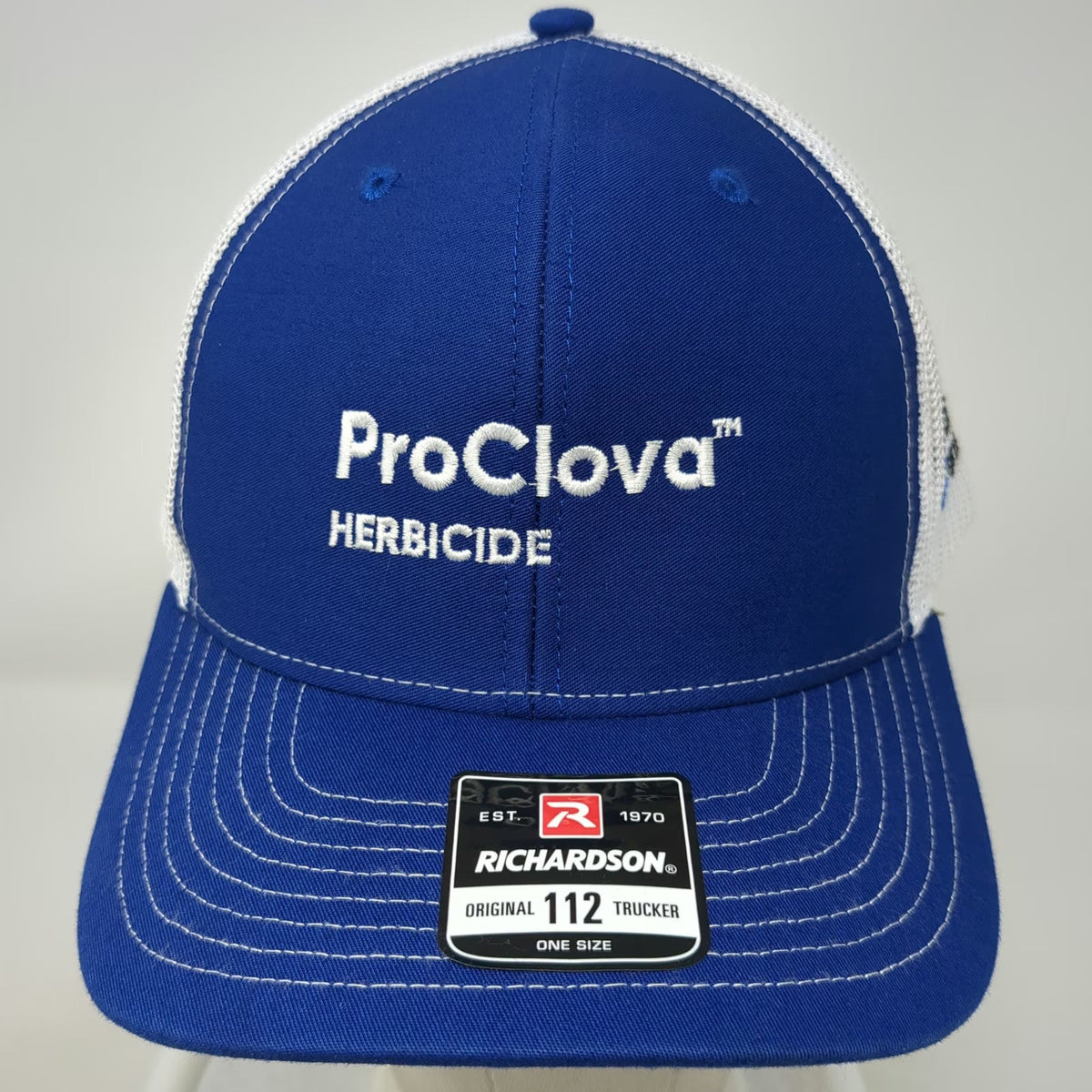 Richardson Trucker Hat Blue One Size ProClova Herbicide Corteva Agriscience Mesh