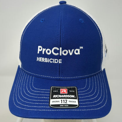 Richardson Trucker Hat Blue One Size ProClova Herbicide Corteva Agriscience Mesh