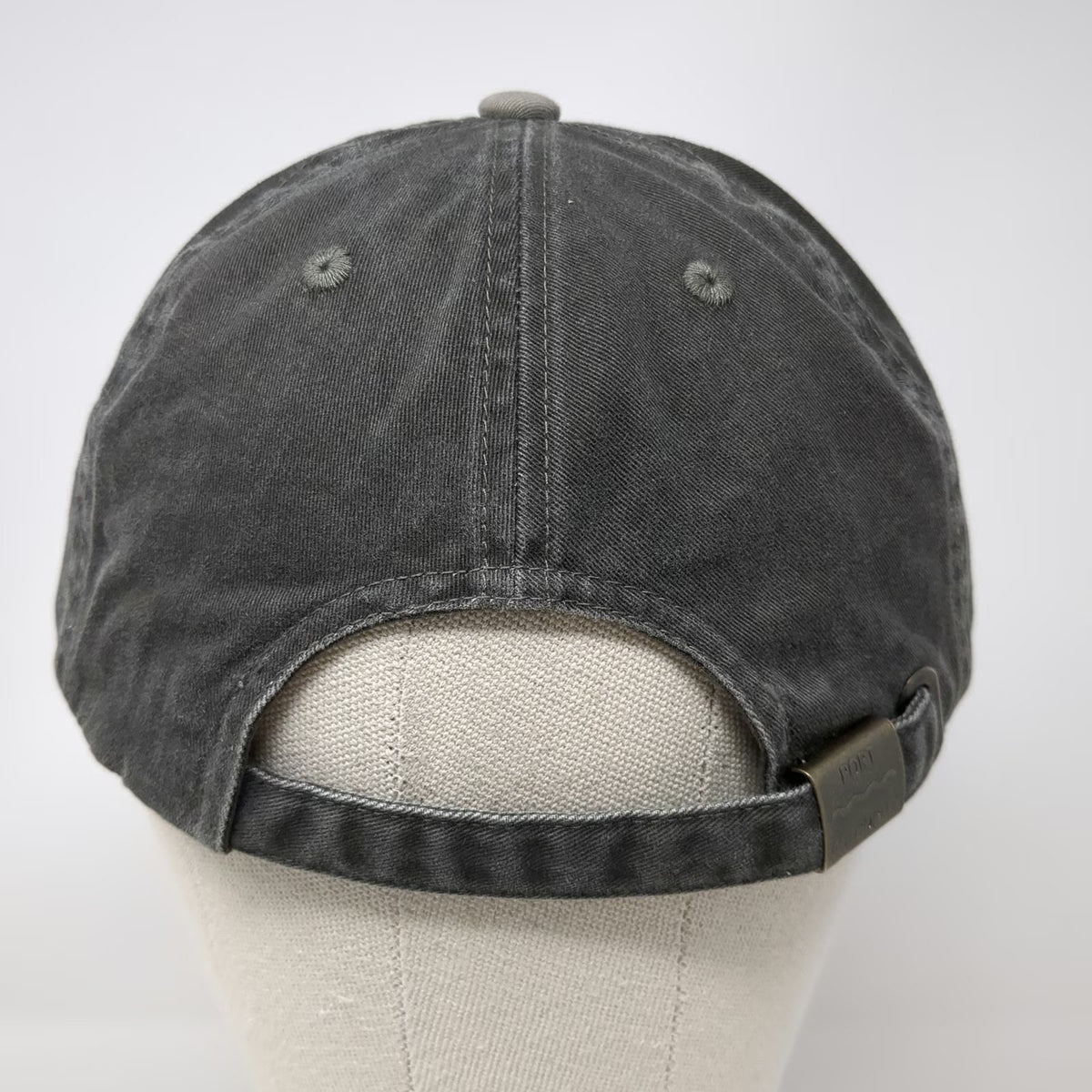Port Authority Baseball Cap Gray One Size ABP Induction Embroidered Slideback
